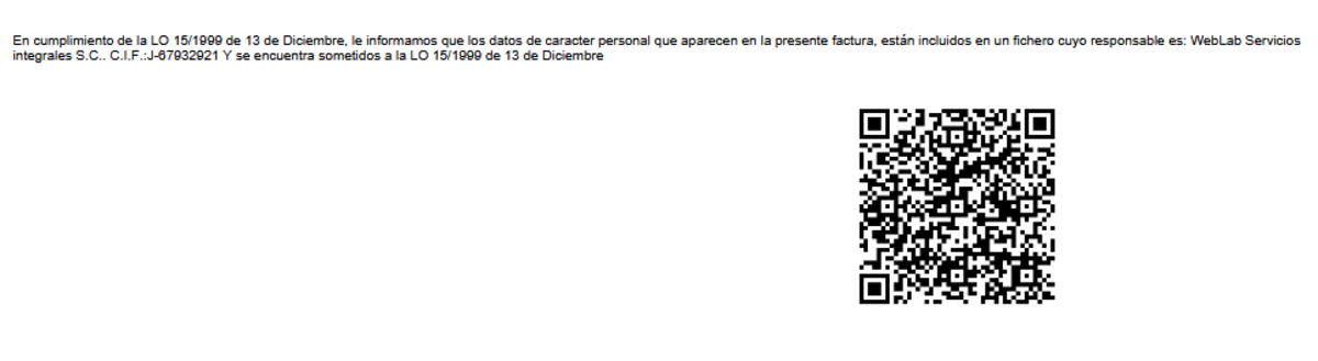 Captura 26:Detalle del bloque QR en el PDF (QR + etiquetas + CSV)